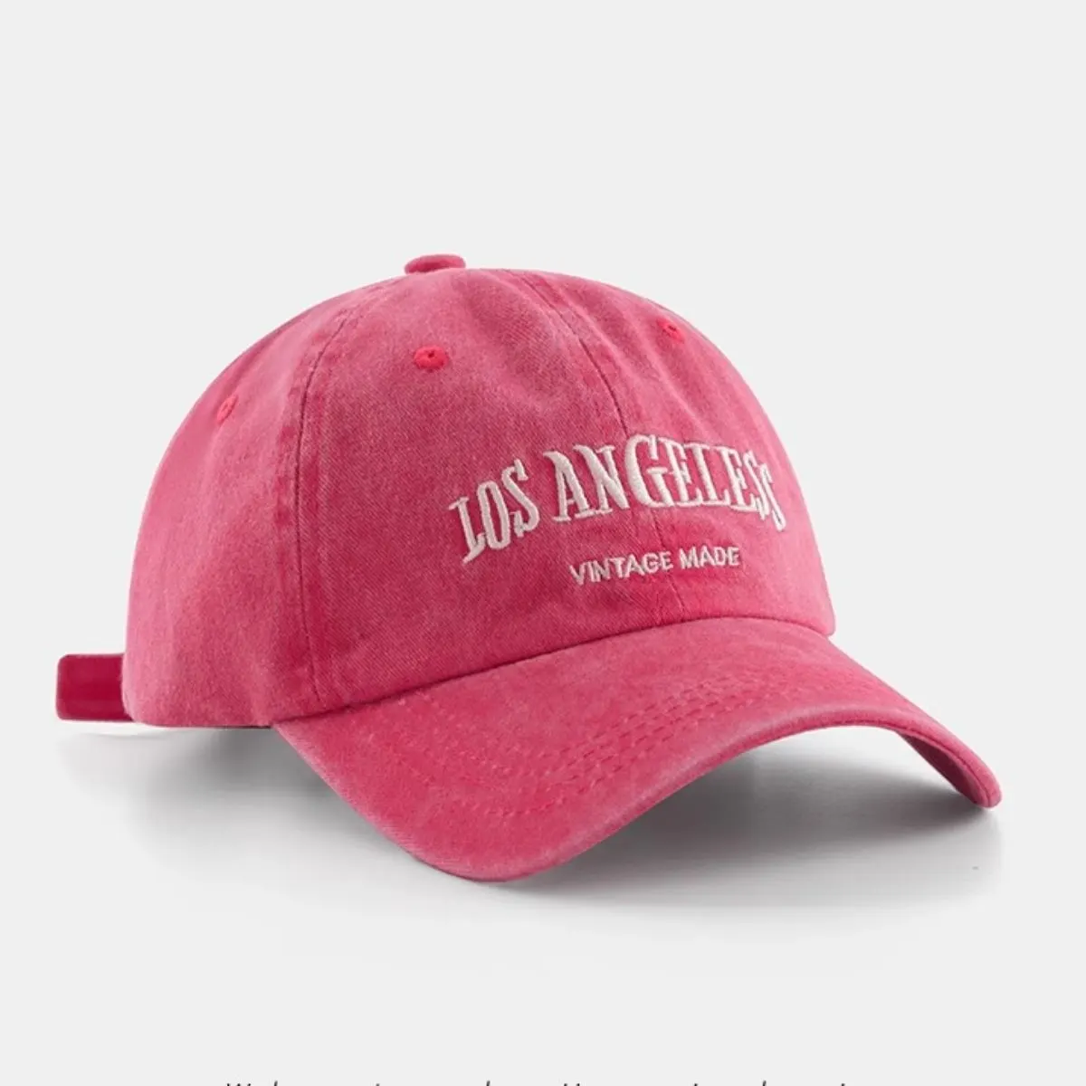 Vintage Washed Los Angeles Embroidered Baseball Cap